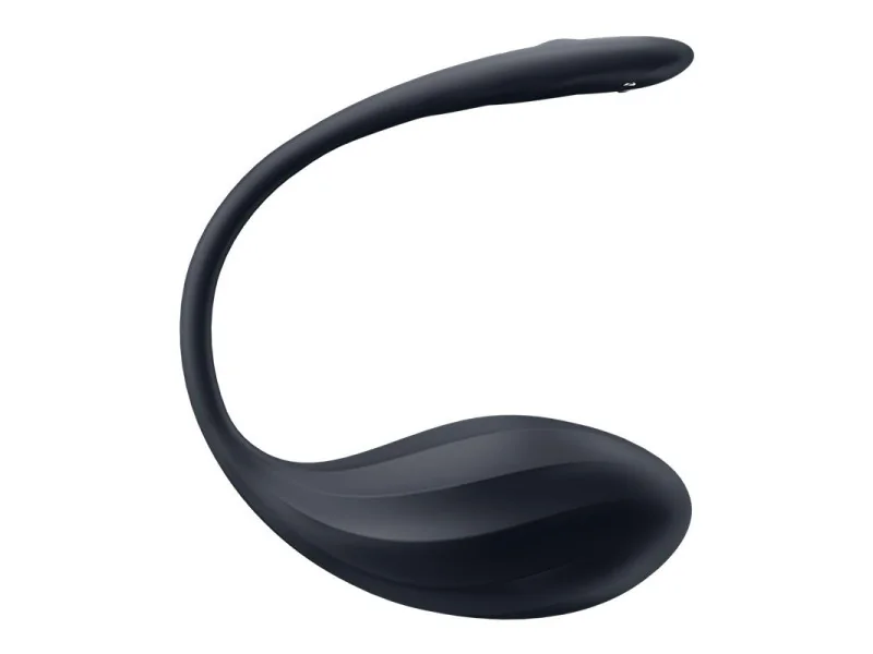 Ribbed Petal Vibrador de Braguita APP Negro