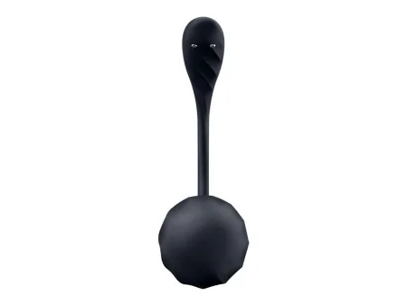 Ribbed Petal Vibrador de Braguita APP Negro