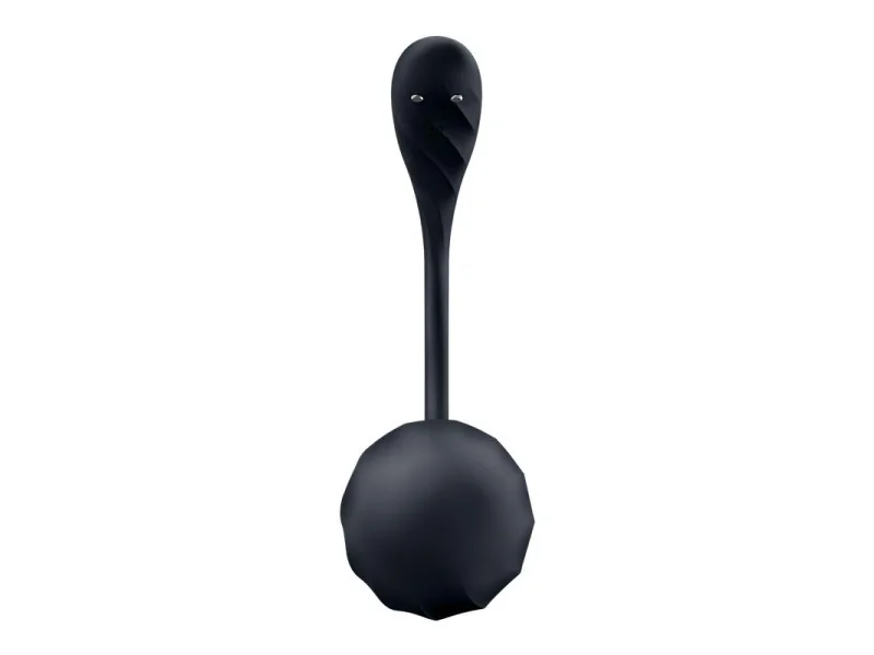 Ribbed Petal Vibrador de Braguita APP Negro