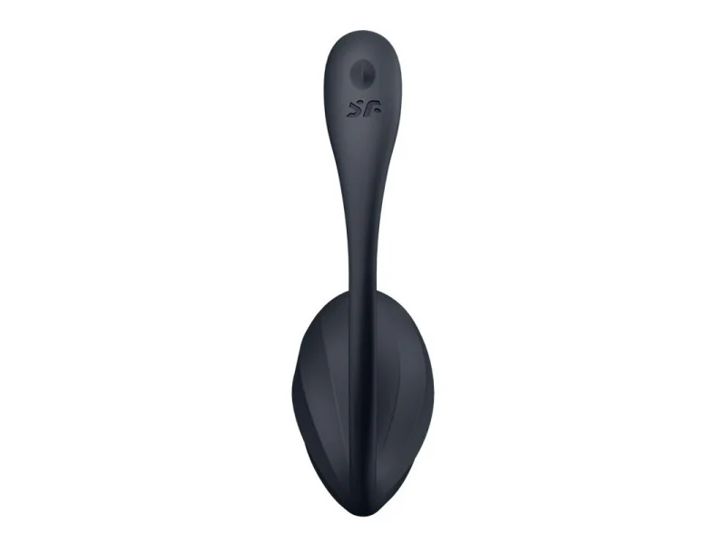 Ribbed Petal Vibrador de Braguita APP Negro