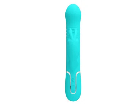 Coale Vibrador con Bolas Rotatorias y Up and Down USB