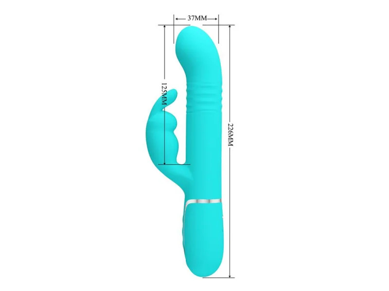 Coale Vibrador con Bolas Rotatorias y Up and Down USB