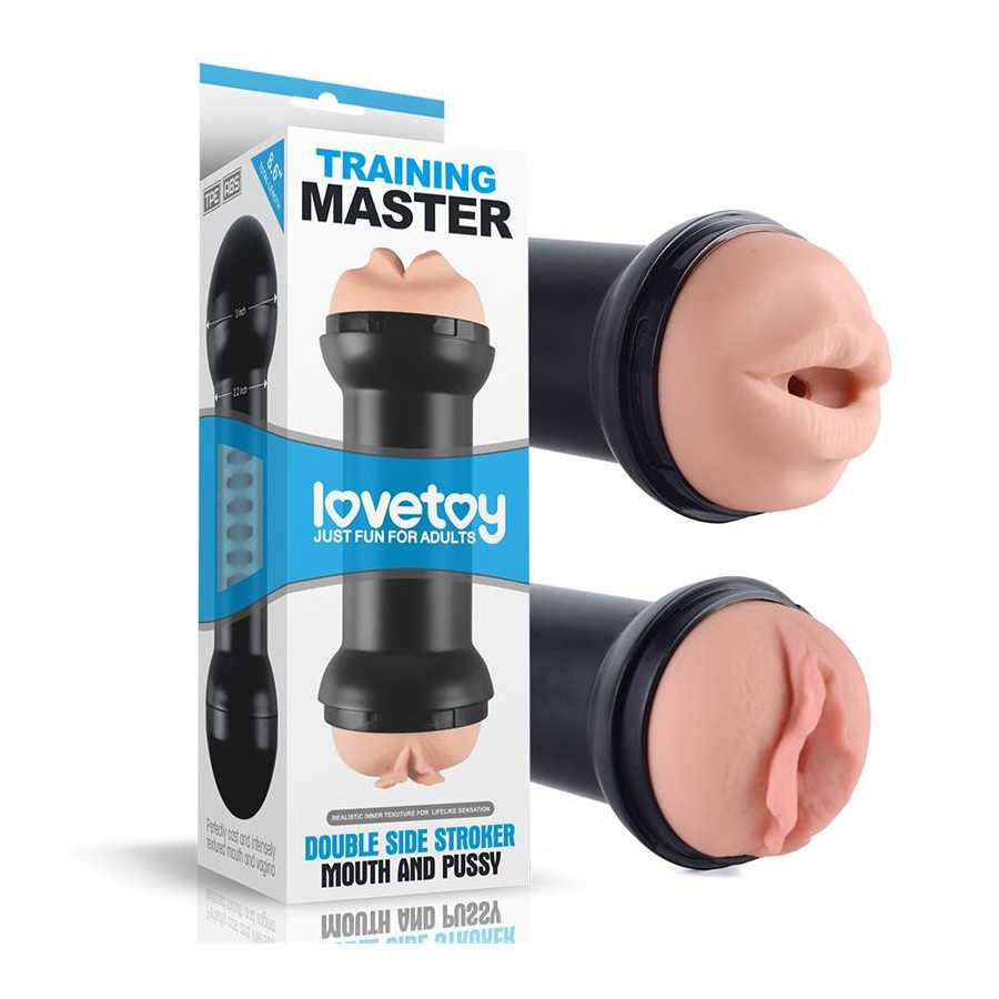 Masturbador Doble Training Master Vagina y Boca