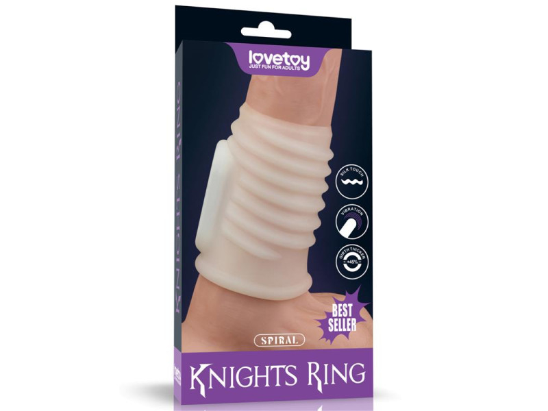 Funda para el Pene con Vibracion Spiral Knights