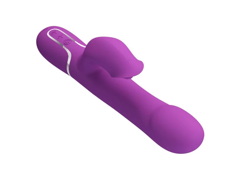 Zalin Vibrador con Bolas Rotatorias y Lengua