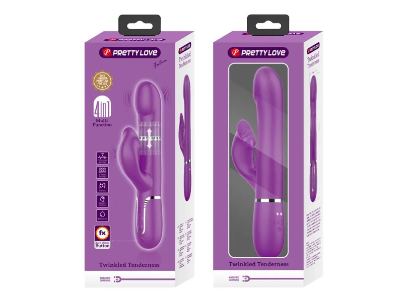 Zalin Vibrador con Bolas Rotatorias y Lengua