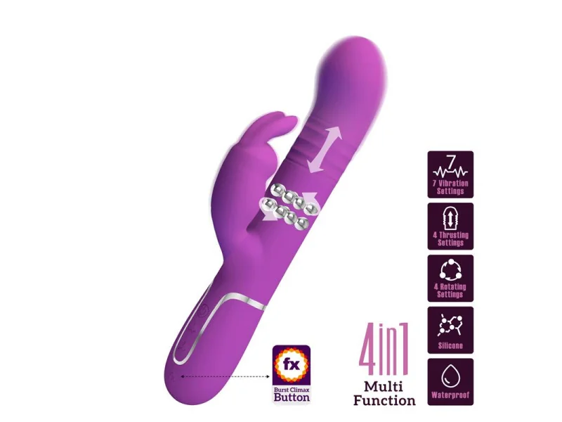 Coale Vibrador con Bolas Rotatorias y Up and Down Coale Vibrador con Bolas Rotatorias y Up and Down