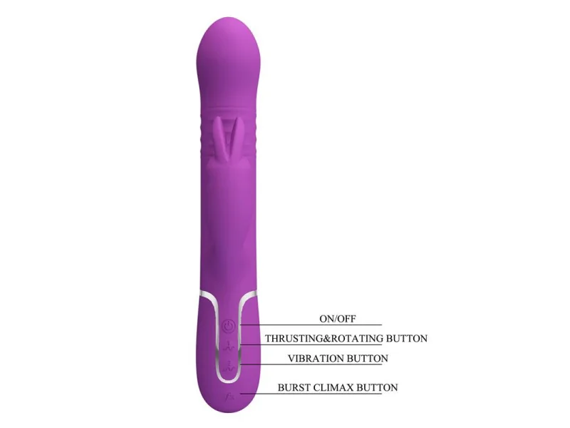 Coale Vibrador con Bolas Rotatorias y Up and Down