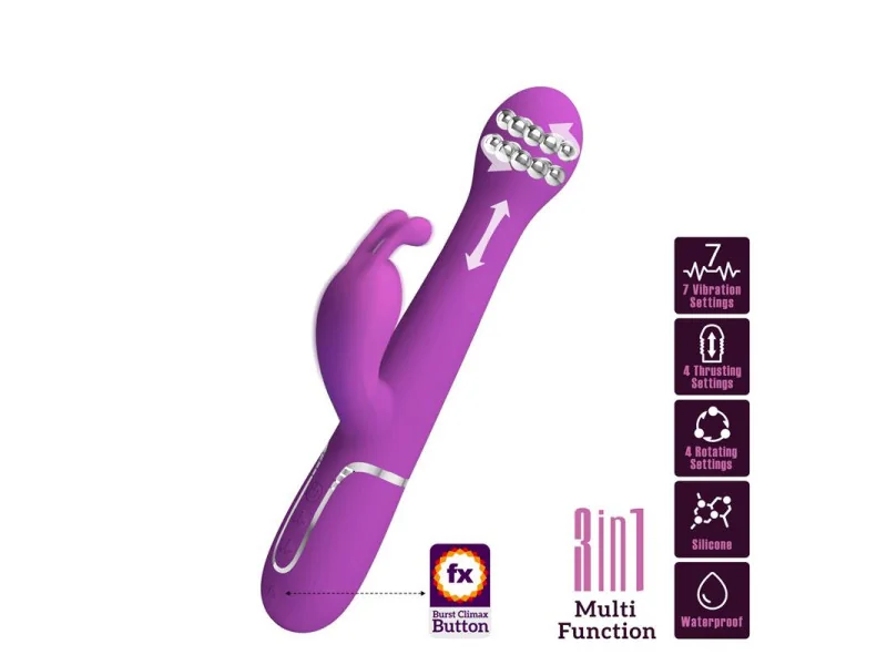 Dejon Vibrador con Thrusting y Rotacion Twinkled