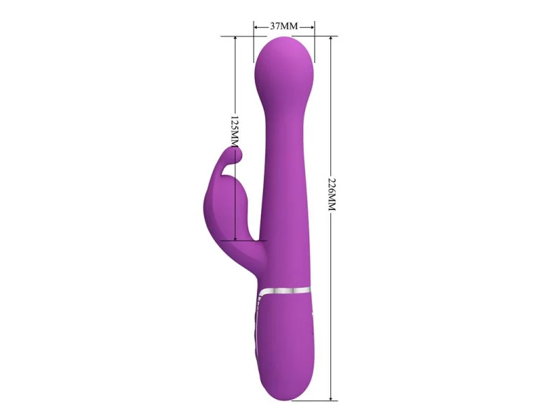 Dejon Vibrador con Thrusting y Rotacion Twinkled