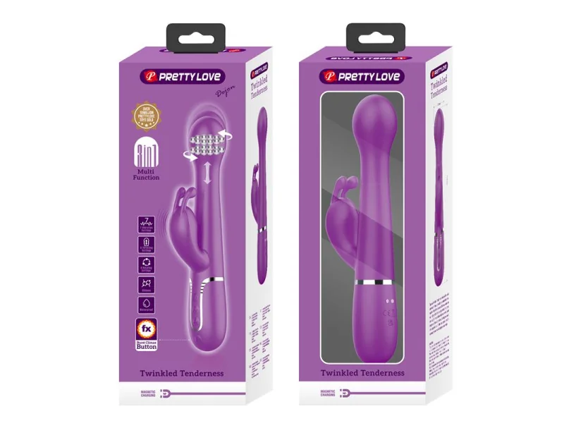 Dejon Vibrador con Thrusting y Rotacion Twinkled