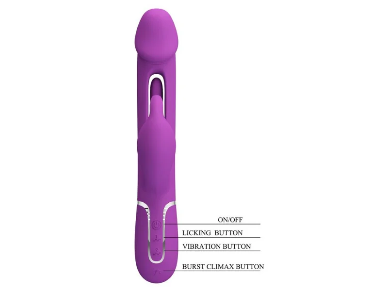 Kampas Vibrador con Lengua Lila