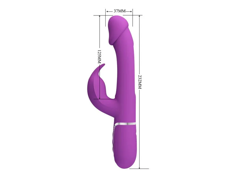 Kampas Vibrador con Lengua Lila