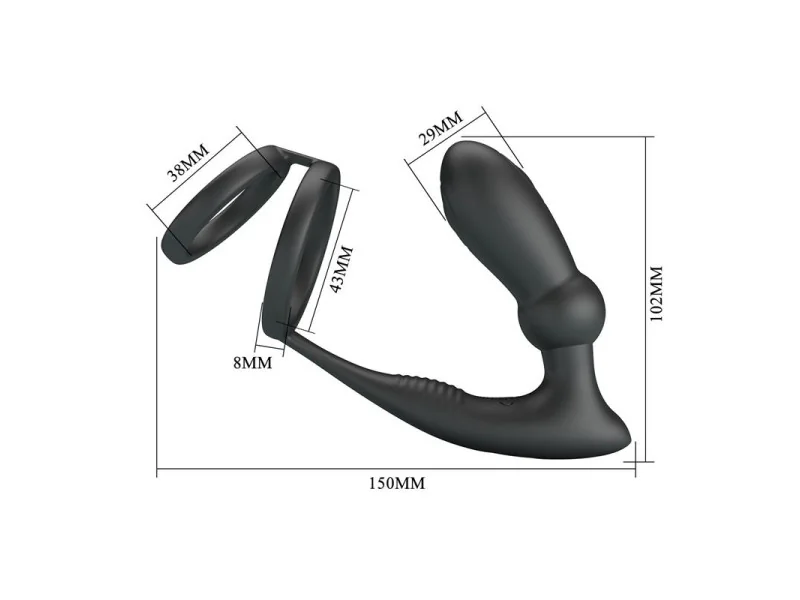 Emoni Anillo Vibrador para el Pene y Plug Anal