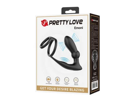 Emoni Anillo Vibrador para el Pene y Plug Anal