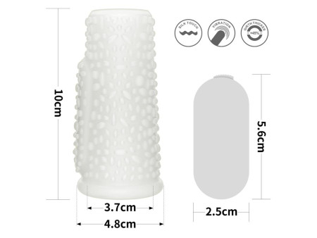 Funda para el Pene con Vibracion Drip Knights
