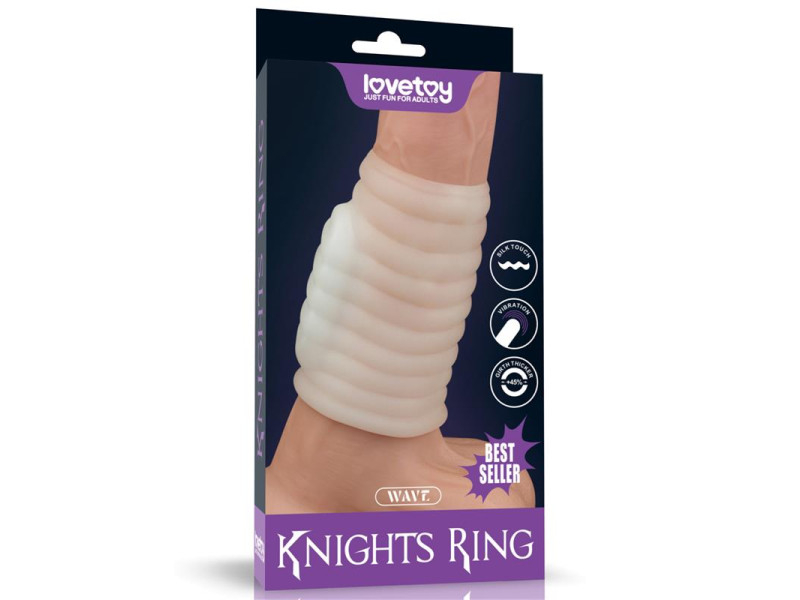 Funda para el Pene con Vibracion Wave Knights Funda para el Pene con Vibracion Wave Knights