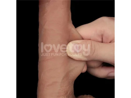 Sliding Pro Dildo Piel Deslizante Retractil Dual Layer 85