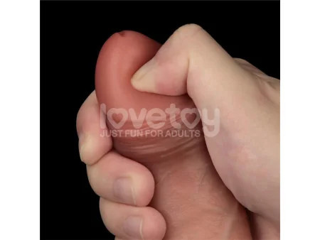 Sliding Pro Dildo Piel Deslizante Retractil Dual Layer 85