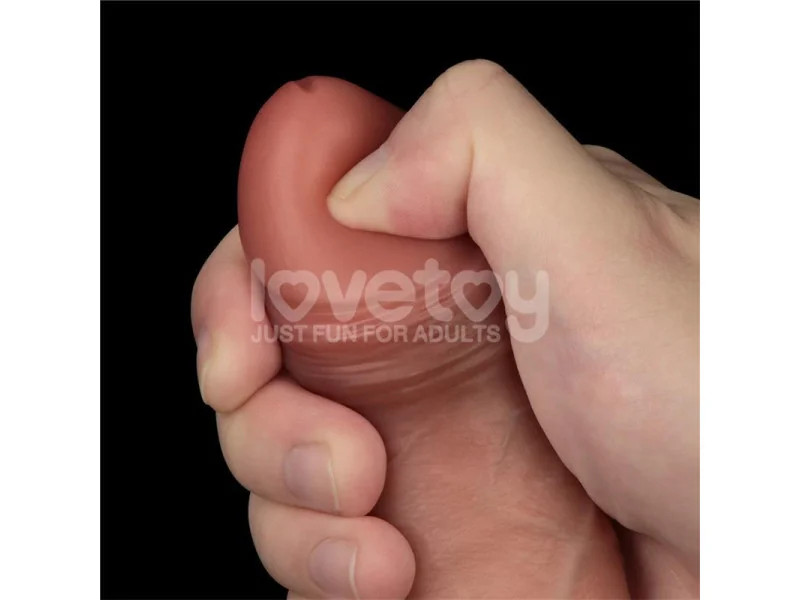 Sliding Pro Dildo Piel Deslizante Retractil Dual Layer 85