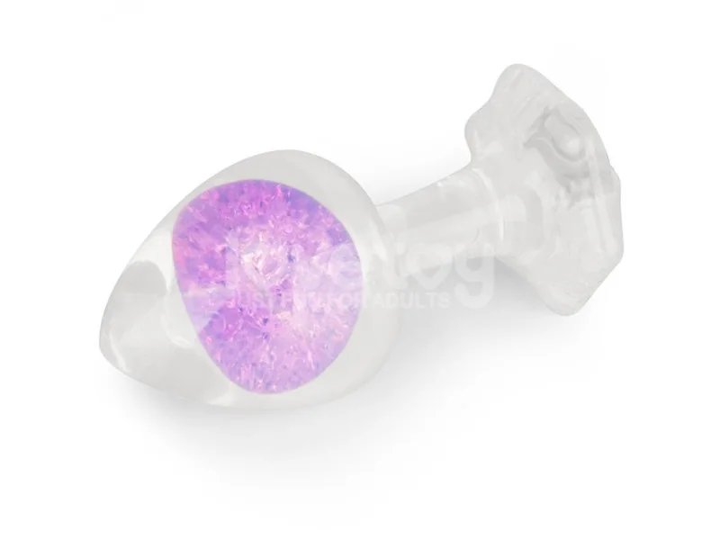Gemoria Plug Anal de Silicona con Esfera de Cristal
