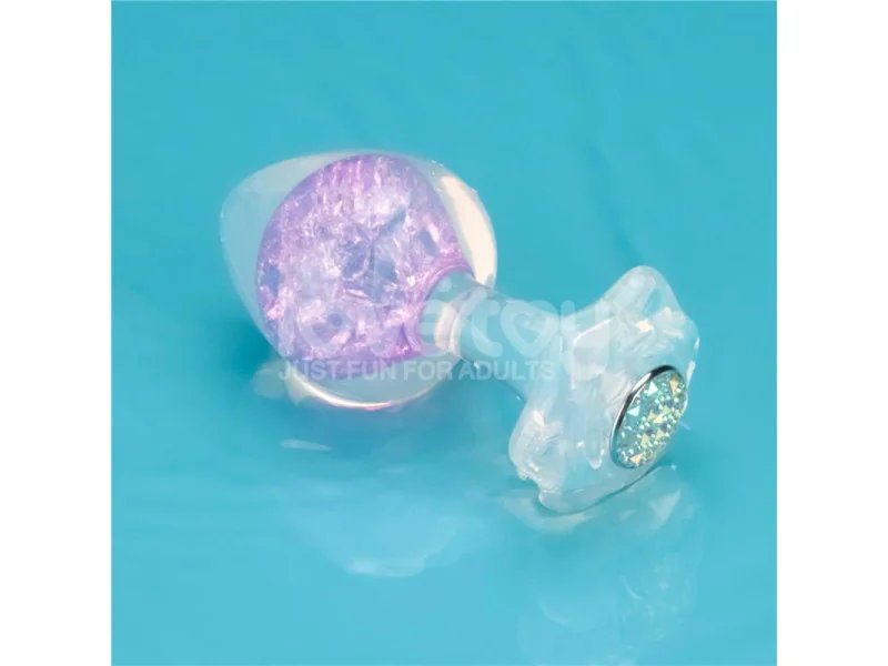 Gemoria Plug Anal de Silicona con Esfera de Cristal