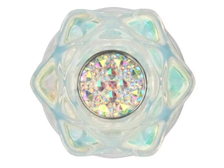 Gemoria Plug Anal de Silicona con Centro de Cristal Multicolor