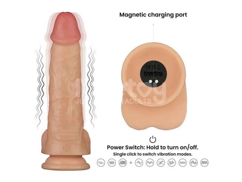 Power Basics Dildo con Vibracion 9