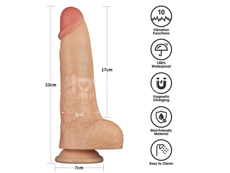 Power Basics Dildo con Vibracion 9