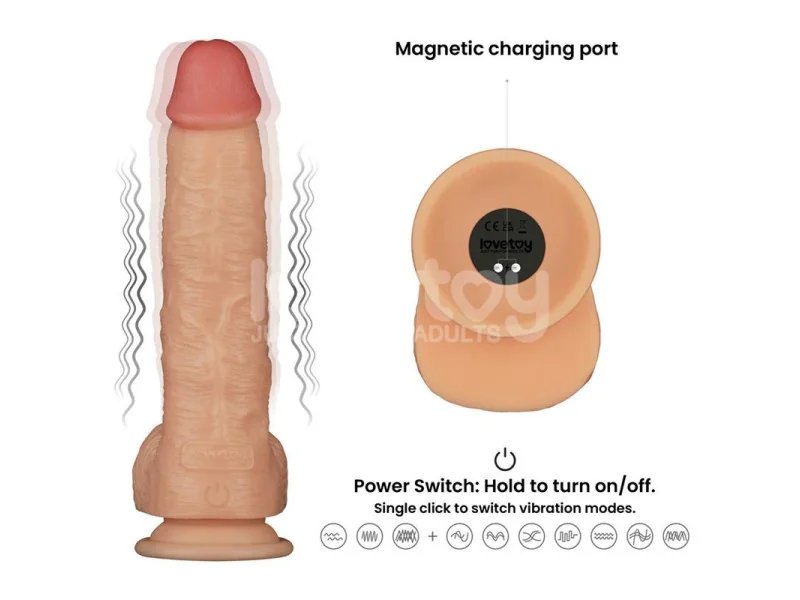 Power Basics Dildo con Vibracion 95