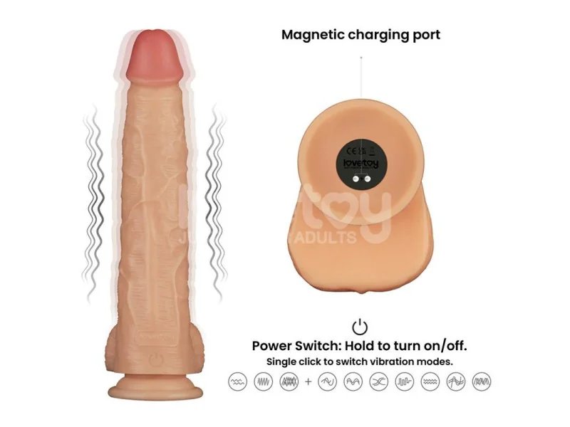Power Basics Dildo con Vibracion 11