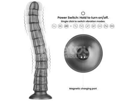 Vibrax Slider Dildo anal con Vibracion King Sized 145