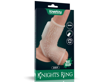 Funda el Pene y Testículos con Vibración Drip Knights