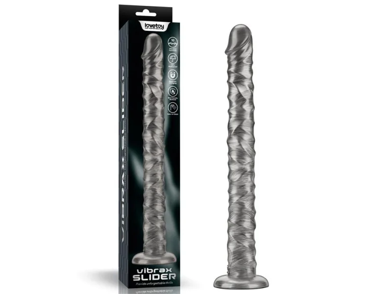 Vibrax Slider DIldo Anal con Vibracion King Sized 16