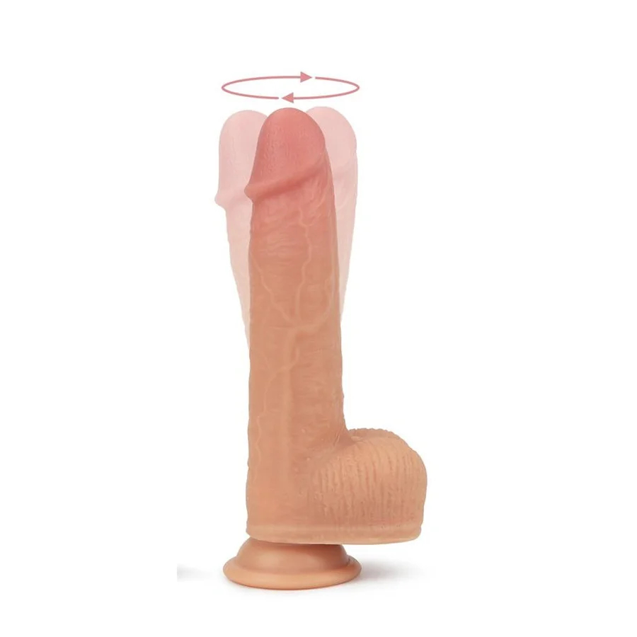 Dildo Nature Cock con Vibracion y Rotacion Anthony Natural