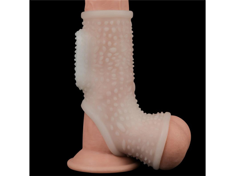 Funda el Pene y Testiculos con Vibracion Drip Knights