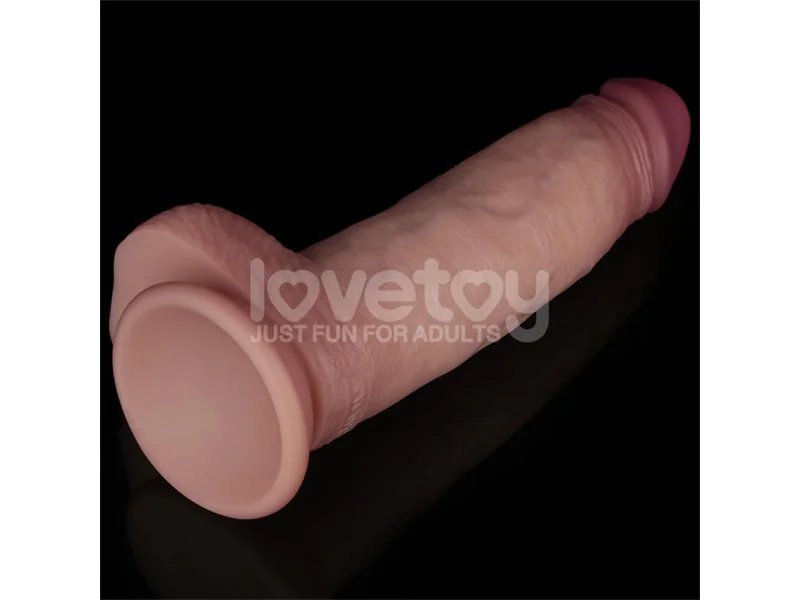 Sliding PRO II Dildo Piel Deslizante Retractil Dual layer 85