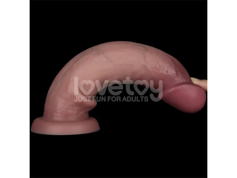 Sliding PRO II Dildo Piel Deslizante Retractil Dual layer 9