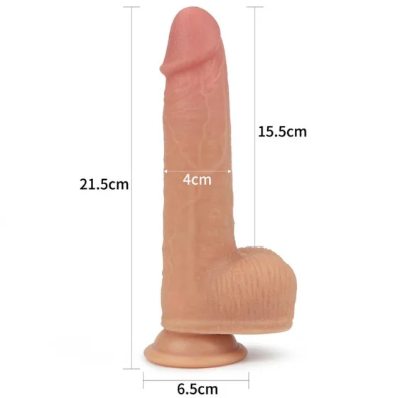 Dildo Nature Cock con Vibracion y Rotacion Anthony Natural