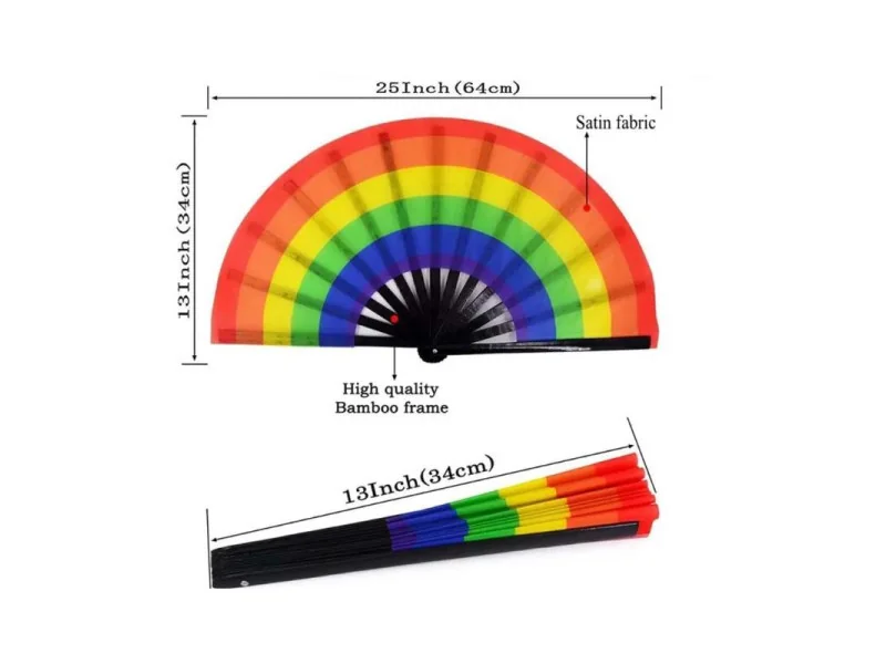 Abanico LGBT XXL