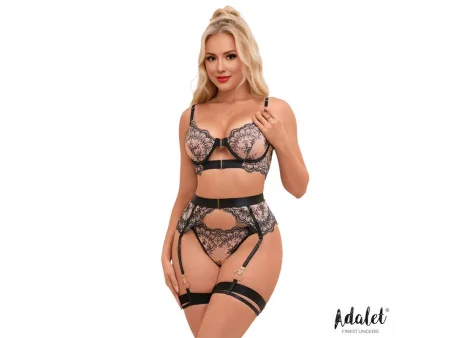 Ximena Set de 4 Piezas con Liguero
