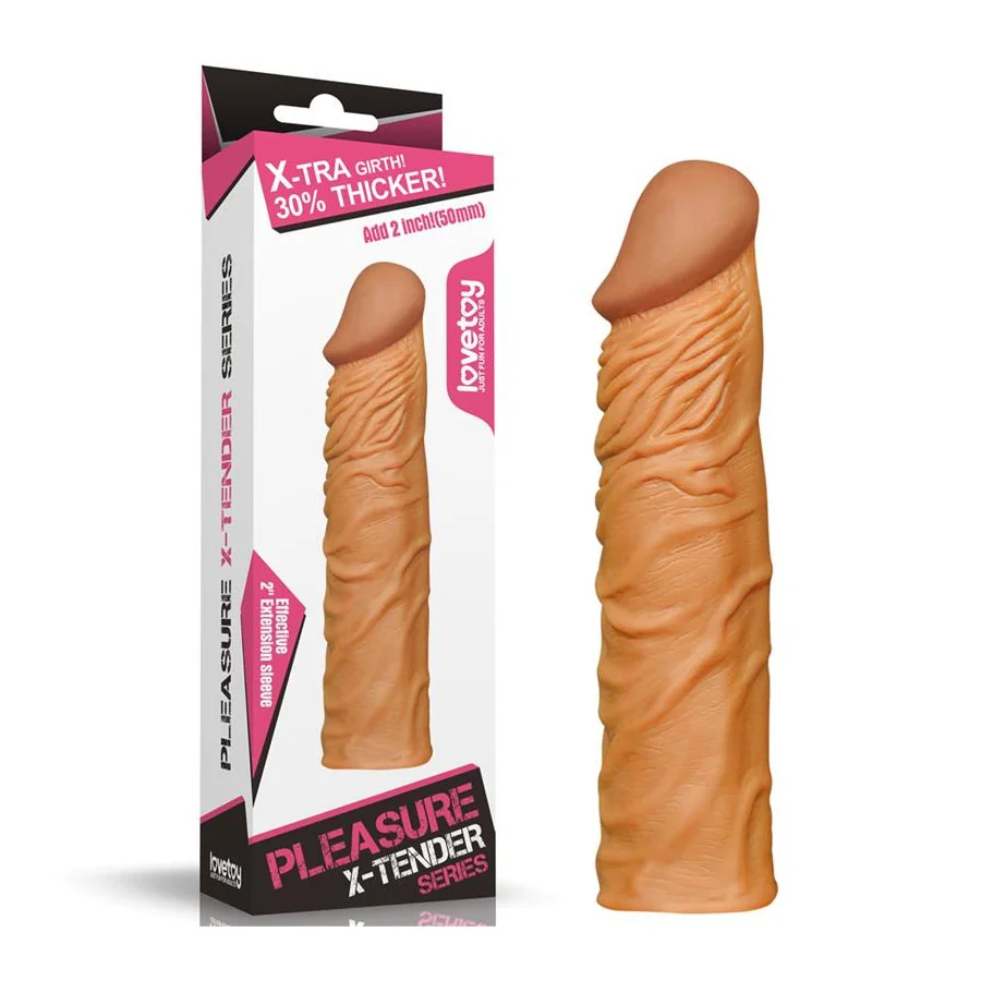 Funda para el Pene Add 2 Pleasure X Tender Marron
