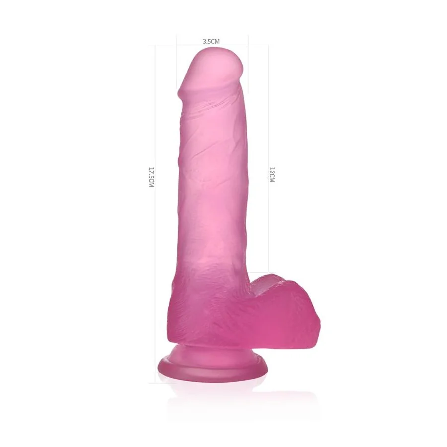 Dildo Jelly Studs 7 Rosa