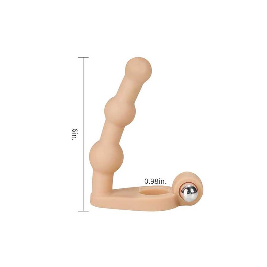 Estimulador Anal The Ultra Soft Bead 6 con Vibracion Natural