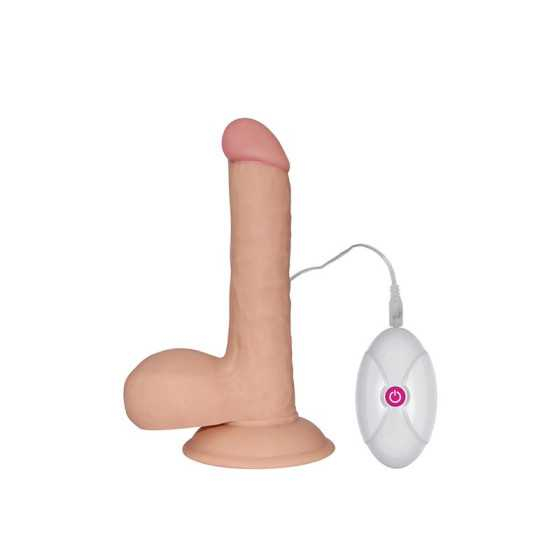 Dildo The Ultra Soft Dude con Vibracion 75 Natural