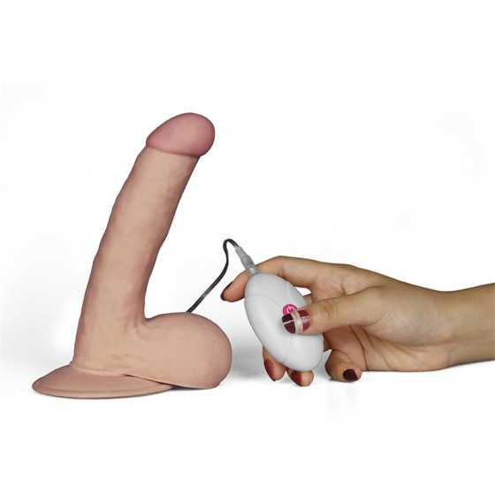 Dildo The Ultra Soft Dude con Vibracion 75 Natural