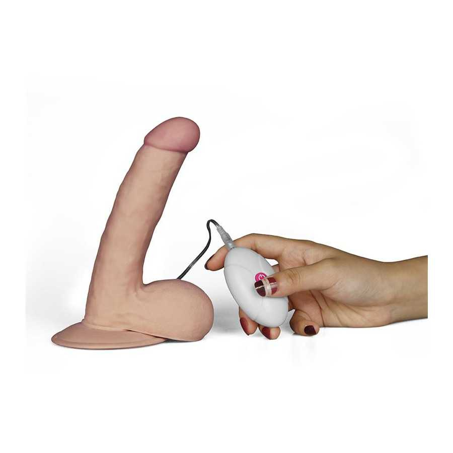 Dildo The Ultra Soft Dude con Vibracion 75 Natural