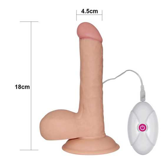 Dildo The Ultra Soft Dude con Vibracion 75 Natural