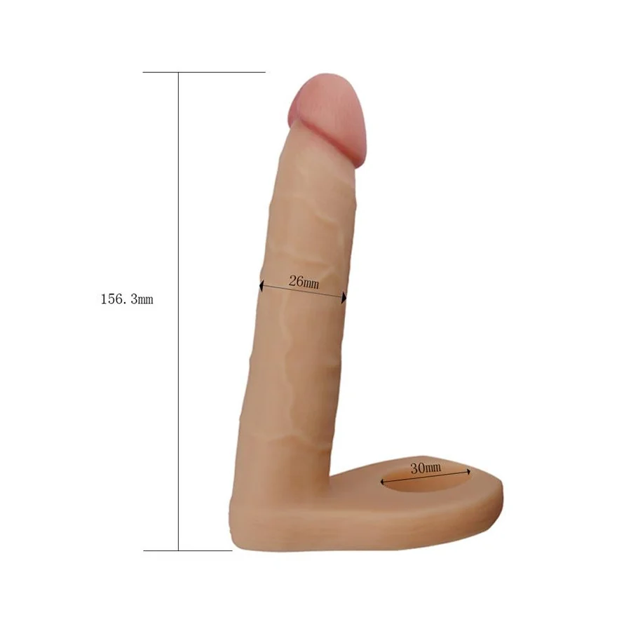 Dildo The Ultra Soft Double 625 Natural