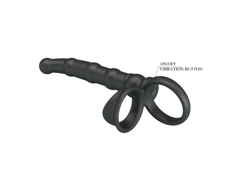 Tatum Plug Anal con Anillo para el Pene con Vibracion